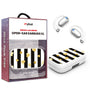 MyBat Design Lab Open-Ear Earbuds XL - White - Heart of Gold