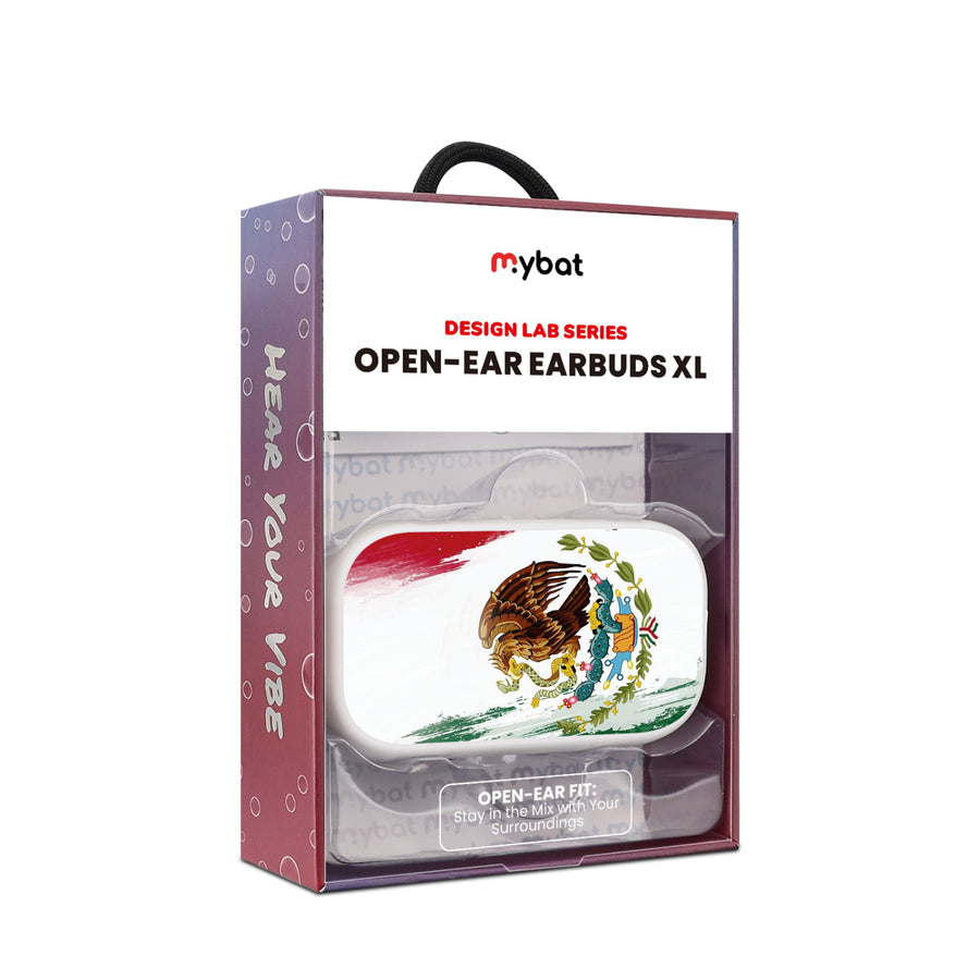 MyBat Design Lab Open-Ear Earbuds XL - White - Bandera de México - MFHSBTST272-174-10.jpg