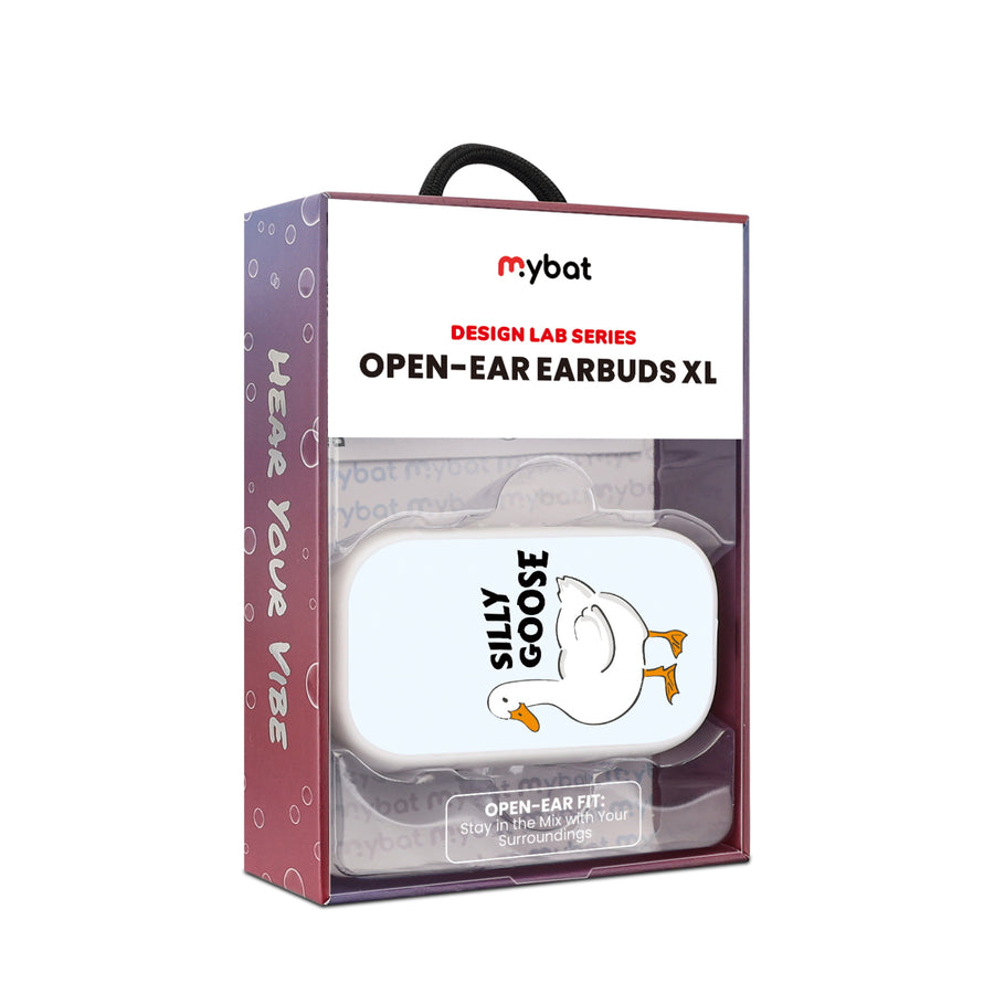 MyBat Design Lab Open-Ear Earbuds XL - White - Silly Goose - MFHSBTST272-256-10.jpg