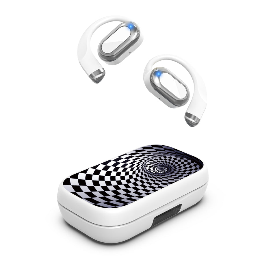 MyBat Design Lab Open-Ear Earbuds XL - White - Spiral Out - MFHSBTST272-266-2.jpg