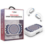 MyBat Design Lab Open-Ear Earbuds XL - White - Hypnotic Burst