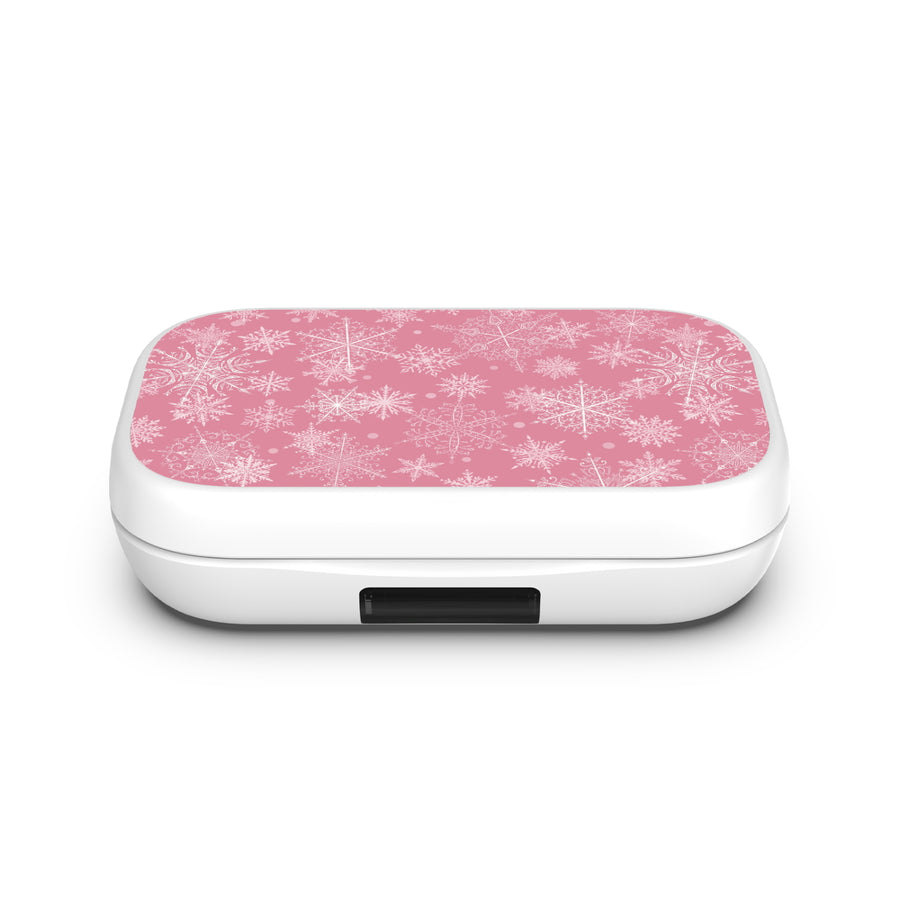 MyBat Design Lab Open-Ear Earbuds XL - White - Pink Snowflakes - MFHSBTST272-282-4.jpg