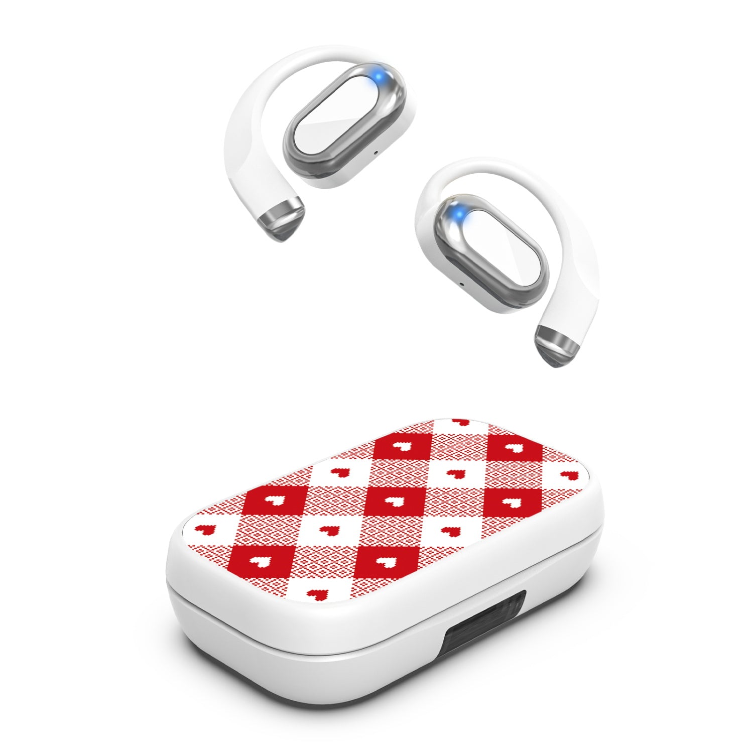 MyBat Design Lab Open-Ear Earbuds XL - White - Knit with Love - MFHSBTST272-330-2.jpg