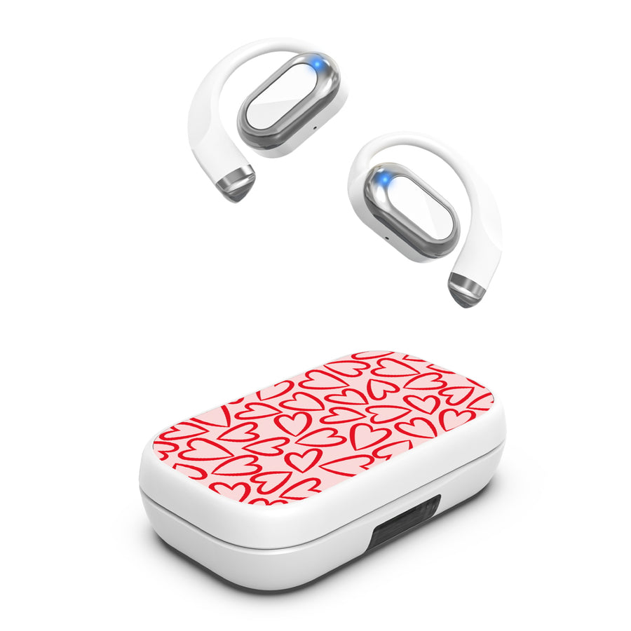MyBat Design Lab Open-Ear Earbuds XL - White - Endless Hearts - MFHSBTST272-338-2.jpg