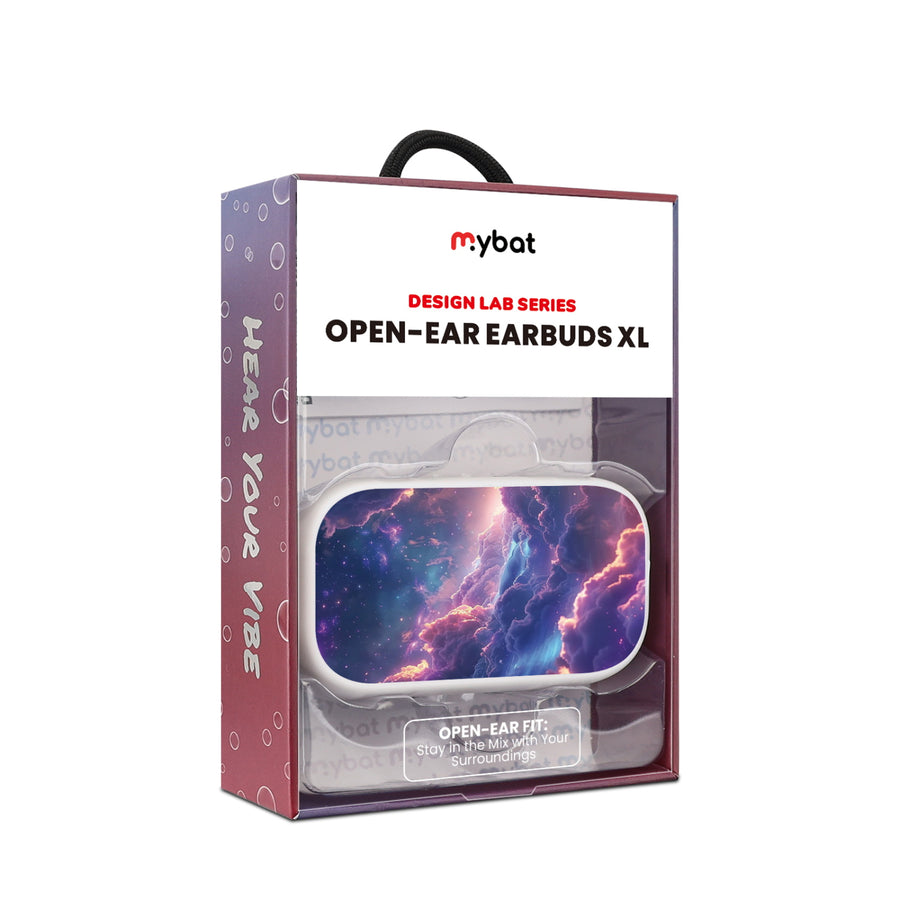 MyBat Design Lab Open-Ear Earbuds XL - White - Galaxy Clouds - MFHSBTST272-345-10.jpg