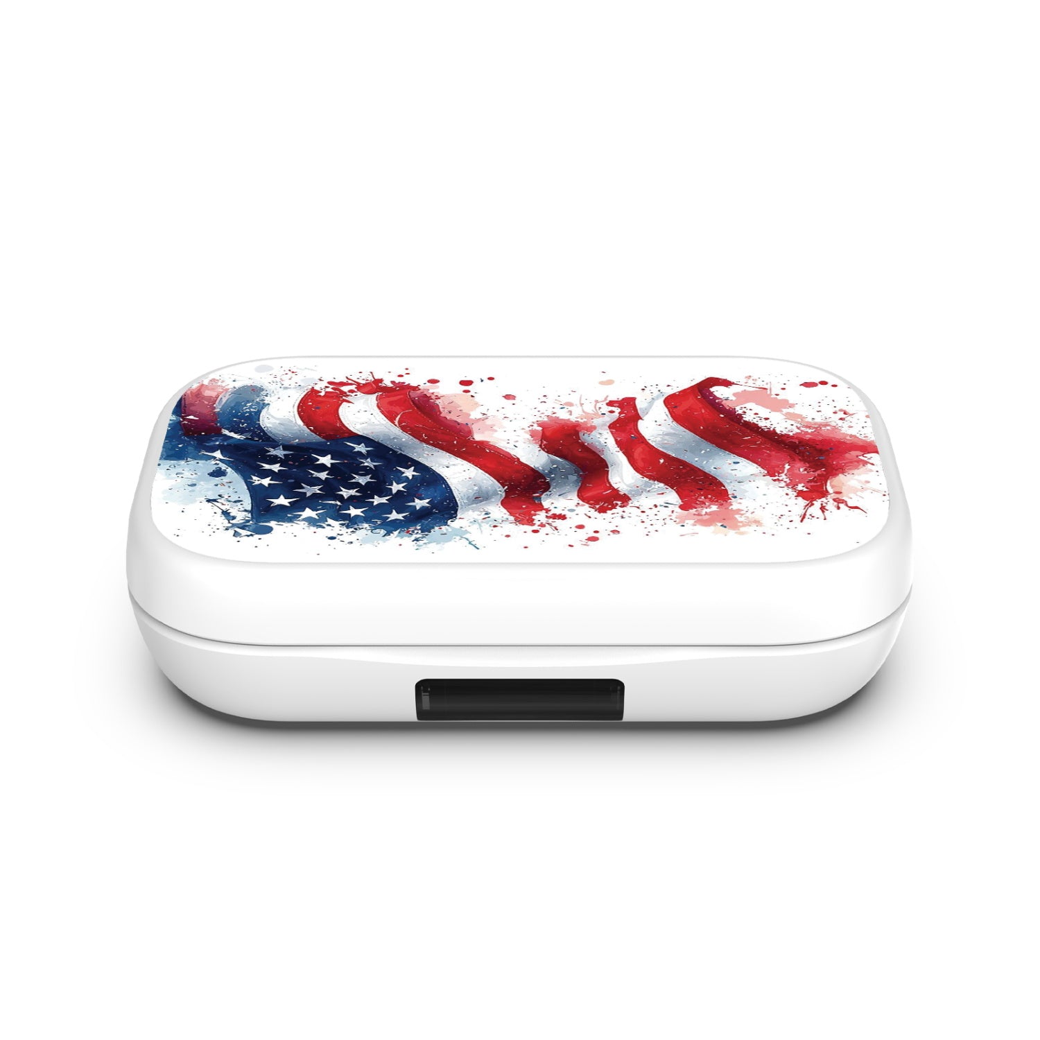 MyBat Design Lab Open-Ear Earbuds XL - White - Patriotic Flag Painiting - MFHSBTST272-346-4.jpg