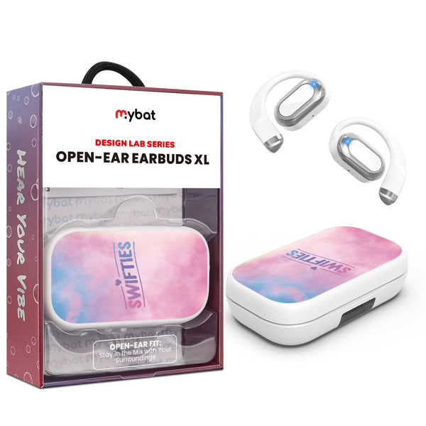 MyBat Design Lab Open-Ear Earbuds XL - White - Swifties - MFHSBTST272-360-1.jpg
