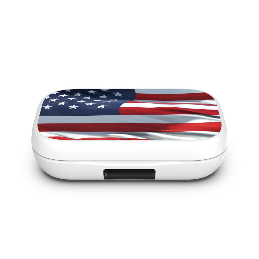 MyBat Design Lab Open-Ear Earbuds XL - White - Waving USA FLag - MFHSBTST272-367-4.jpg