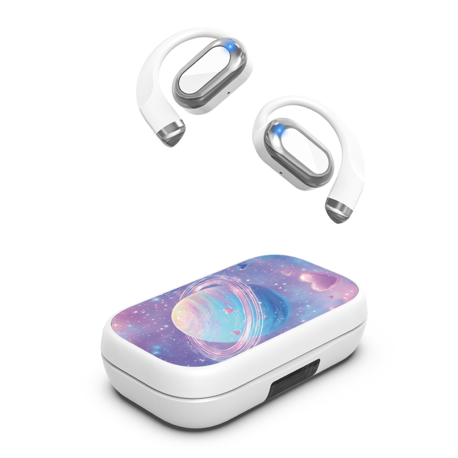 MyBat Design Lab Open-Ear Earbuds XL - White - Planetary Love - MFHSBTST272-372-2.jpg