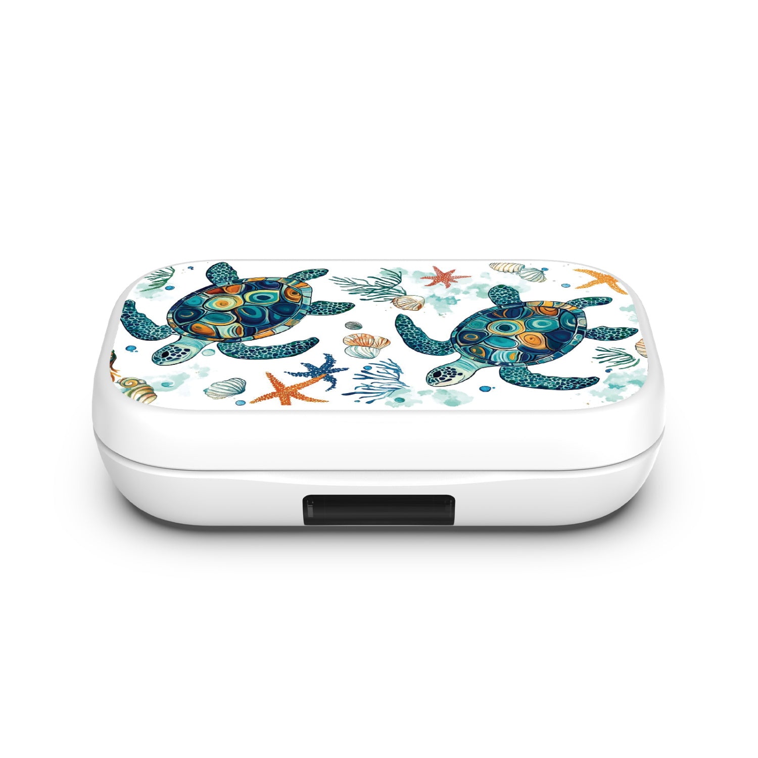 MyBat Design Lab Open-Ear Earbuds XL - White - Sea Turtles - MFHSBTST272-375-4.jpg