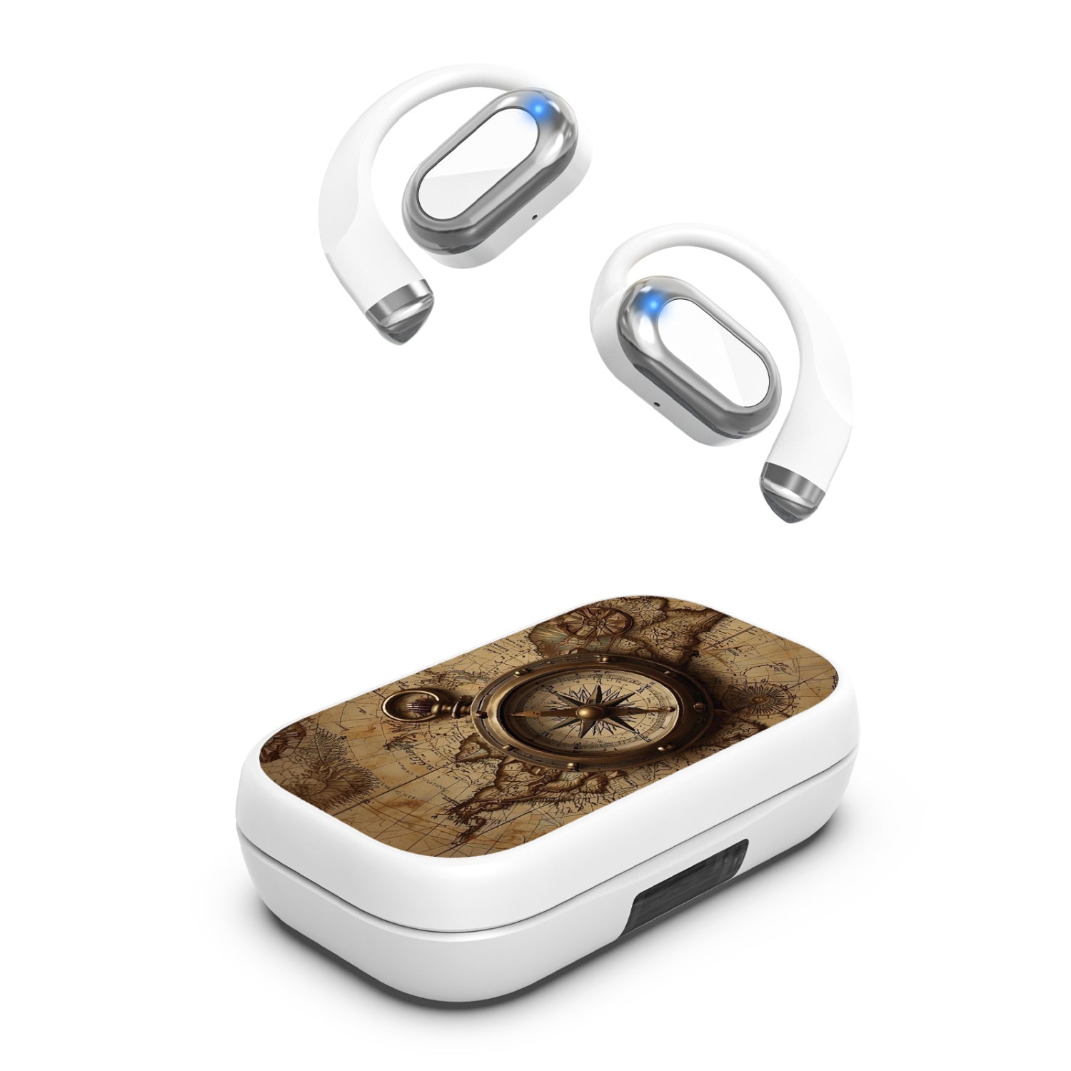MyBat Design Lab Open-Ear Earbuds XL - White - Compass - MFHSBTST272-378-2.jpg
