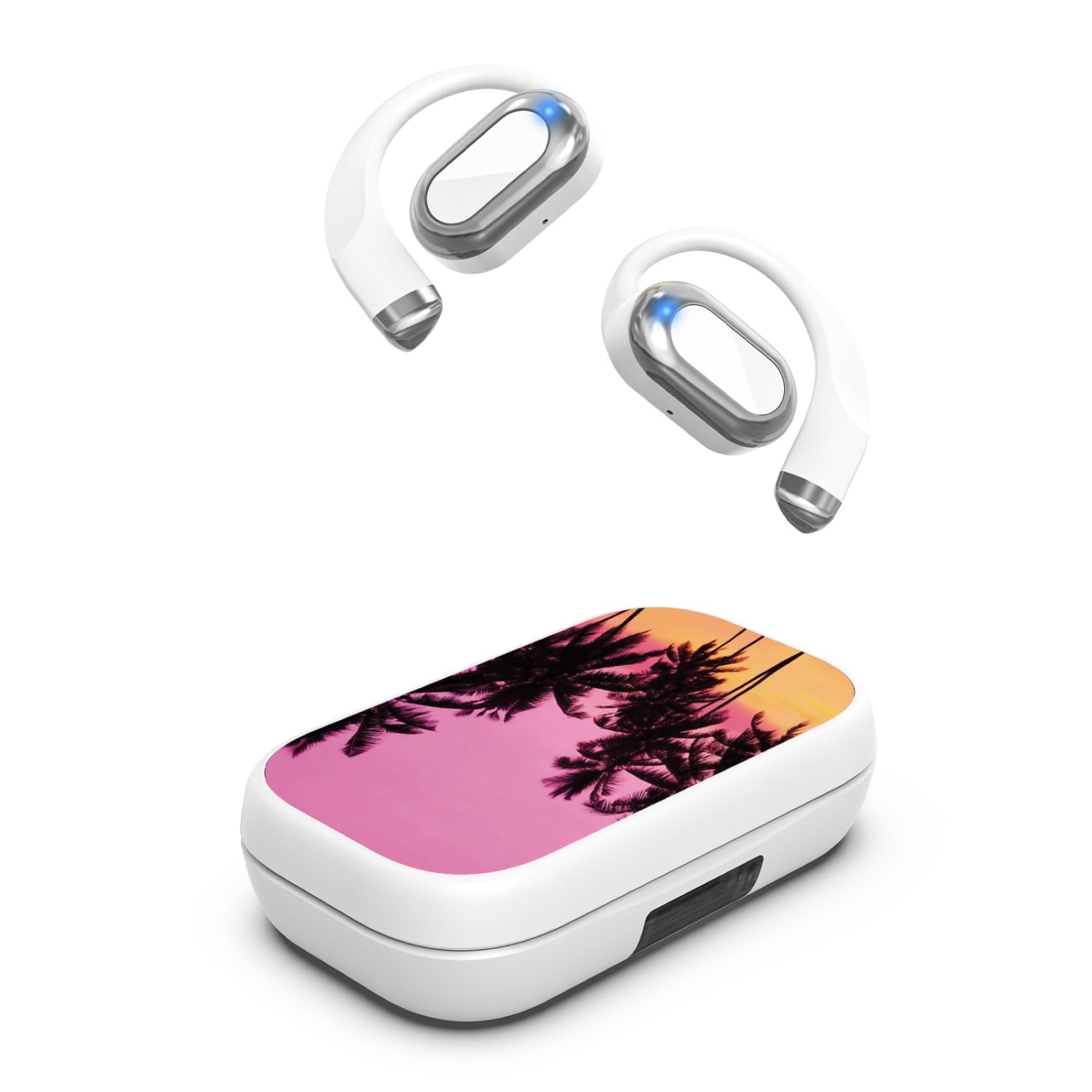 MyBat Design Lab Open-Ear Earbuds XL - White - Hello Summer - MFHSBTST272-386-2.jpg