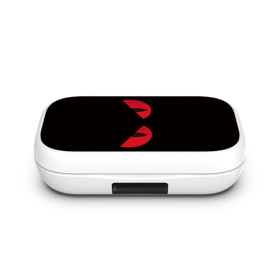 MyBat Design Lab Open-Ear Earbuds XL - White - Red Eyes - MFHSBTST272-400-4.jpg