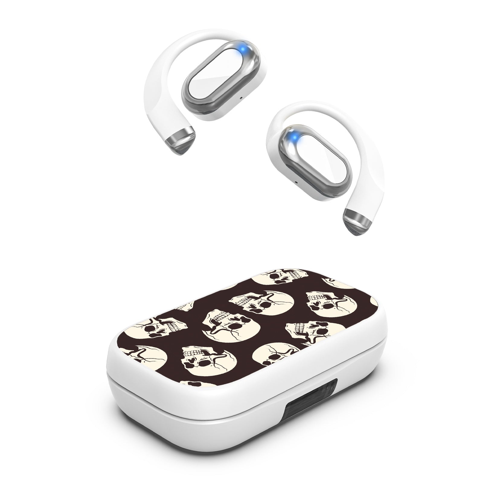 MyBat Design Lab Open-Ear Earbuds XL - White - Bone Heads - MFHSBTST272-411-2.jpg