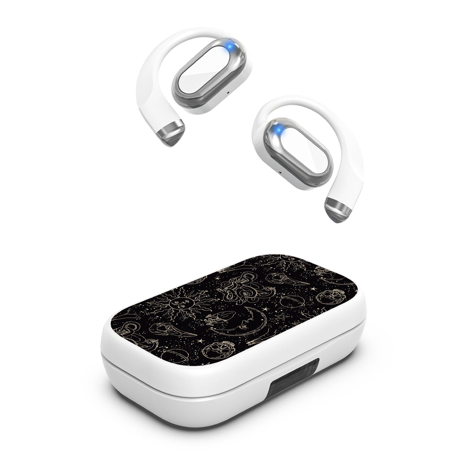 MyBat Design Lab Open-Ear Earbuds XL - White - Mystic Elements - MFHSBTST272-412-2.jpg