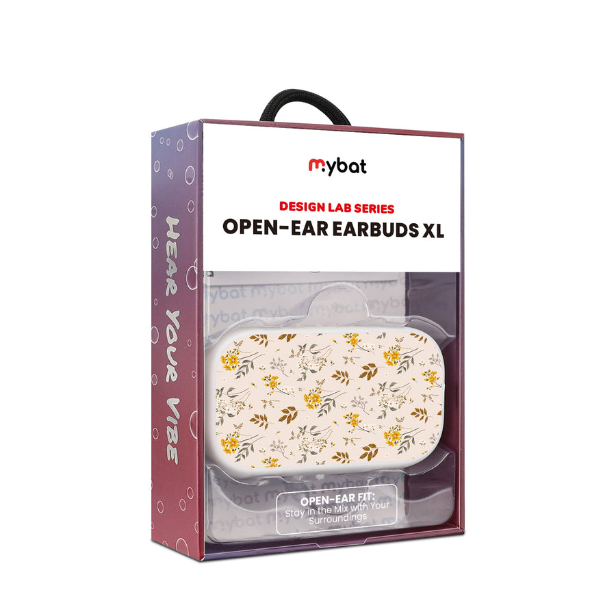 MyBat Design Lab Open-Ear Earbuds XL - White - Ditsy Botanical - MFHSBTST272-433-10.jpg