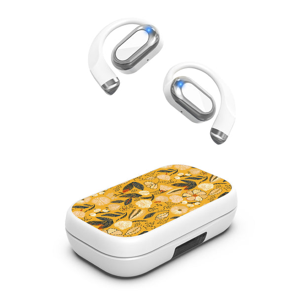 MyBat Design Lab Open-Ear Earbuds XL - White - Floral Stitch - MFHSBTST272-439-2.jpg