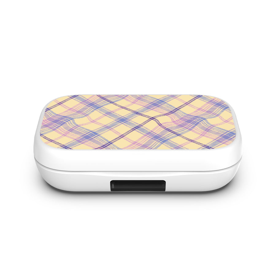 MyBat Design Lab Open-Ear Earbuds XL - White - Wavy Plaid - MFHSBTST272-442-4.jpg