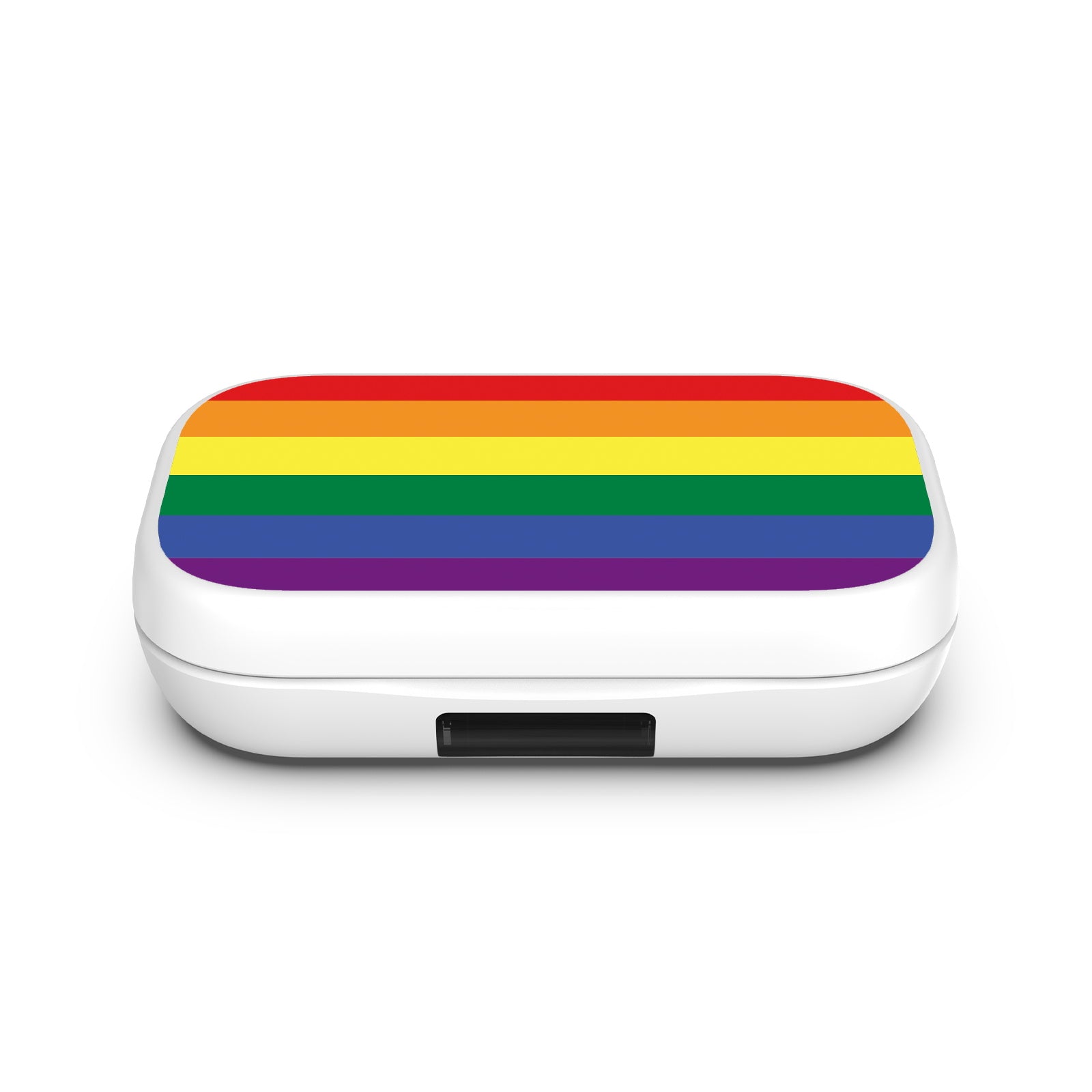 MyBat Design Lab Open-Ear Earbuds XL - White - Rainbow Stripes - MFHSBTST272-459-4.jpg