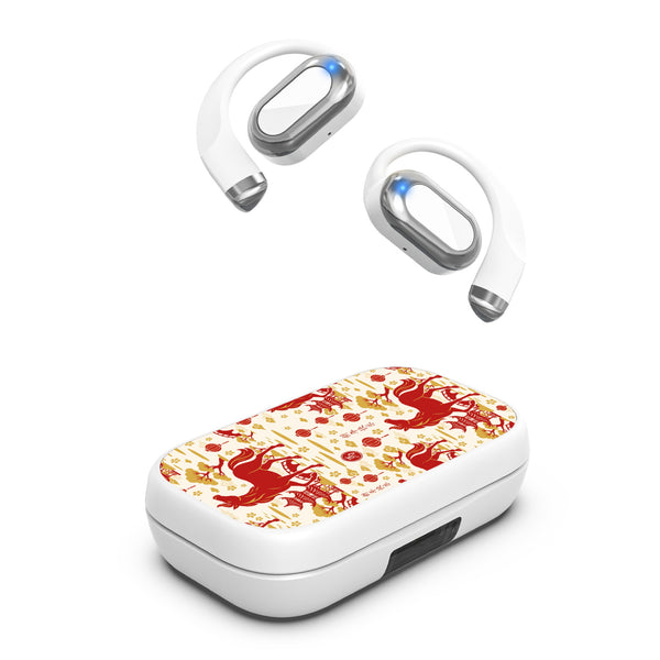MyBat Design Lab Open-Ear Earbuds XL - White - Year of the Horse - MFHSBTST272-461-2.jpg