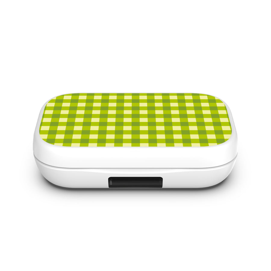 MyBat Design Lab Open-Ear Earbuds XL - White- Green Gingham - MFHSBTST272-476-4.jpg