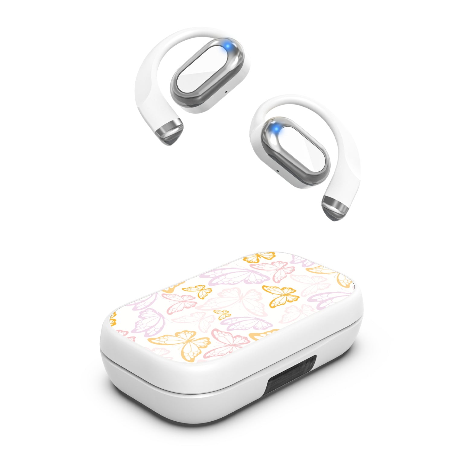 MyBat Design Lab Open-Ear Earbuds XL - White- Wing Outline - MFHSBTST272-491-2.jpg