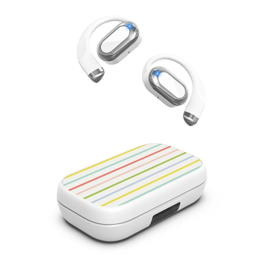MyBat Design Lab Open-Ear Earbuds XL - White- Boadwalk Stripes - MFHSBTST272-497-2.jpg