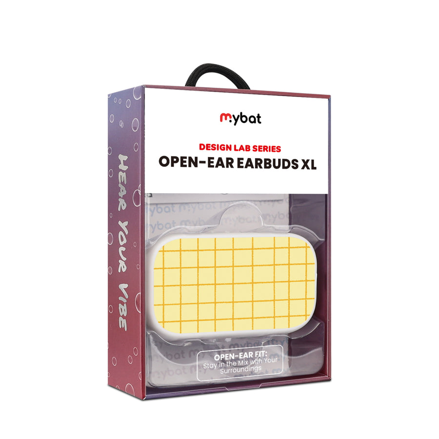 MyBat Design Lab Open-Ear Earbuds XL - White- Butter Plaid - MFHSBTST272-498-10.jpg