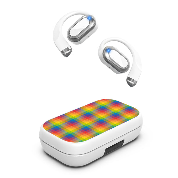 MyBat Design Lab Open-Ear Earbuds XL - White- Pixel Pride - MFHSBTST272-501-2.jpg