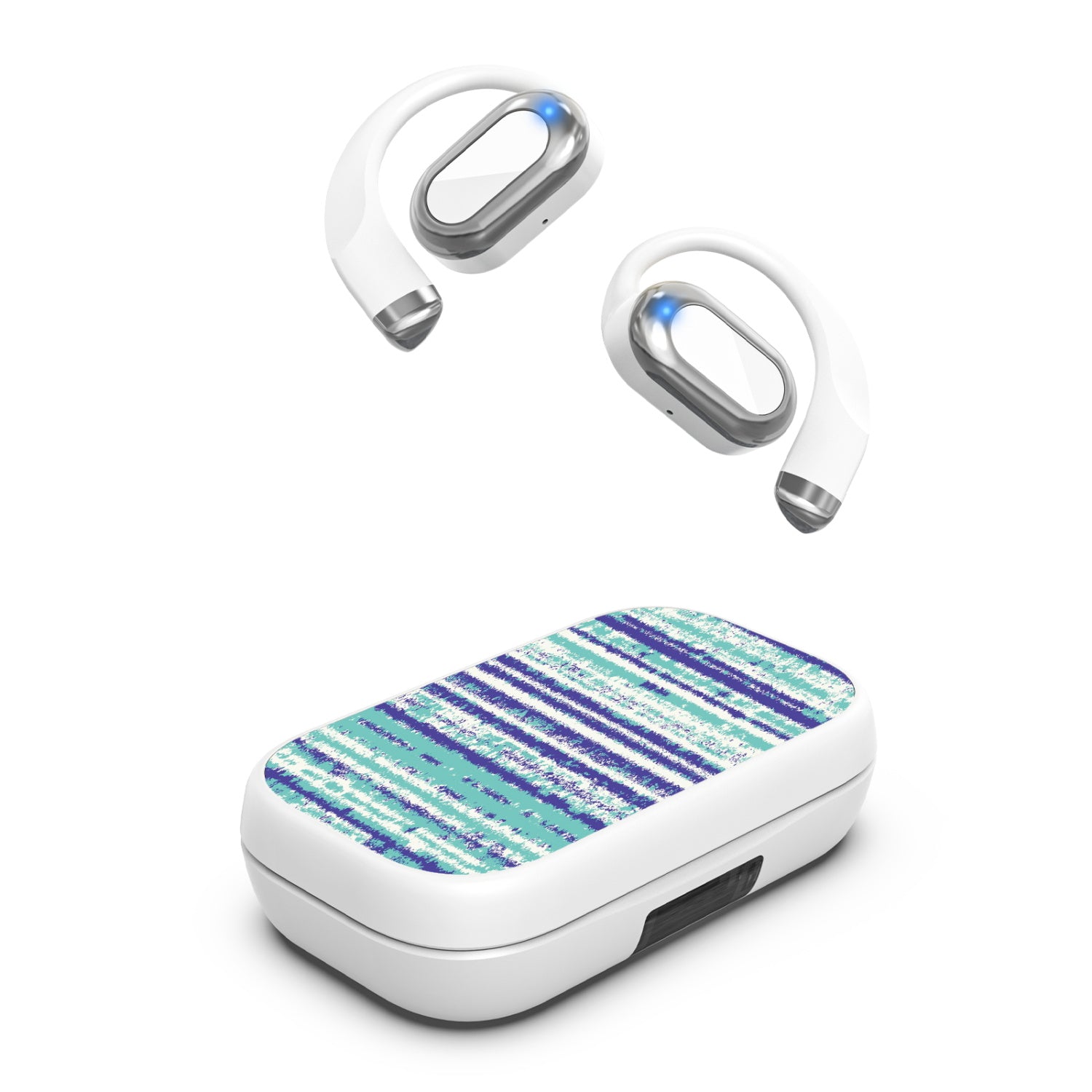MyBat Design Lab Open-Ear Earbuds XL - White- Saltwater Streak - MFHSBTST272-503-2.jpg