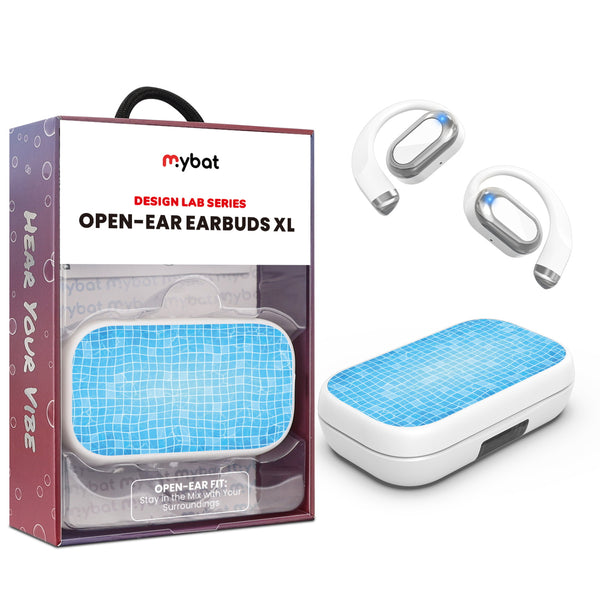 MyBat Design Lab Open-Ear Earbuds XL - White- Pool Tile - MFHSBTST272-504-1.jpg