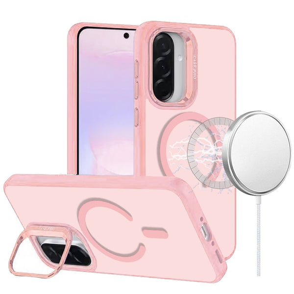 ShutterStand Magnetic Camera Ring Kickstand Case For Samsung Galaxy A37 5G / A36 5G - Pink - MGAA20-A37-PNK.jpg