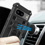 MyBat Sturdy Hybrid Protector Cover (with Stand) for Google Pixel 8 - Black / Black - MGP8CSFSSS001-9.jpg