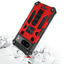 MyBat Sturdy Hybrid Protector Cover (with Stand) for Google Pixel 8 - Red / Black - MGP8CSFSSS003-5.jpg