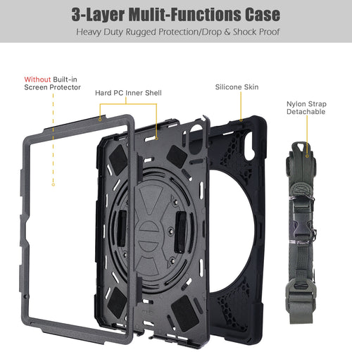 MyBat TurnTablet Xtra Grip Series - iPad 10.9 (2022) / iPad 11 (2025) - Black / Black - MIP1092CSRSSS001-2.jpg
