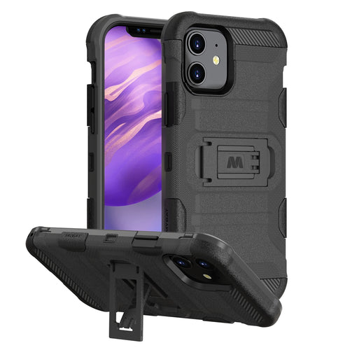 MyBat Storm Tank Hybrid Protector Case [Military-Grade Certified] for Apple iPhone 12 mini - Black / Black - MIP12CS2NMS001-2.jpg