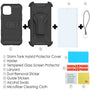 MyBat 3-in-1 Storm Tank Hybrid Protector Case Combo (with Black Holster) for Apple iPhone 12 mini - Black / Black - MIP12CS3NMS001-8.jpg
