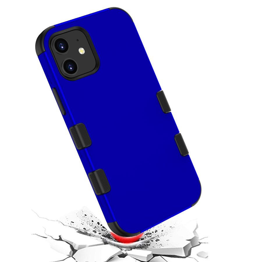 MyBat TUFF Hybrid Protector Case [Military-Grade Certified] for Apple iPhone 12 mini - Blue - MIP12CSE1TS005-6.jpg