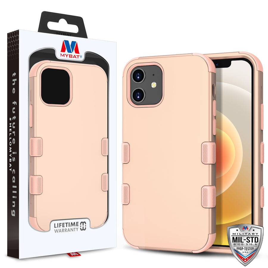 MyBat TUFF Hybrid Protector Case [Military-Grade Certified] for Apple iPhone 12 mini - Rose Gold - MIP12CSE1TS086-1.jpg