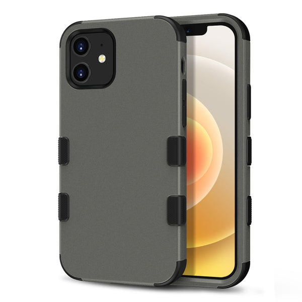 MyBat TUFF Series Case for Apple iPhone 12 mini - Rubberized Copper Grey / Black - MIP12CSE1TS104-2.jpg