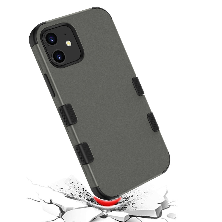 MyBat TUFF Series Case for Apple iPhone 12 mini - Rubberized Copper Grey / Black - MIP12CSE1TS104-6.jpg