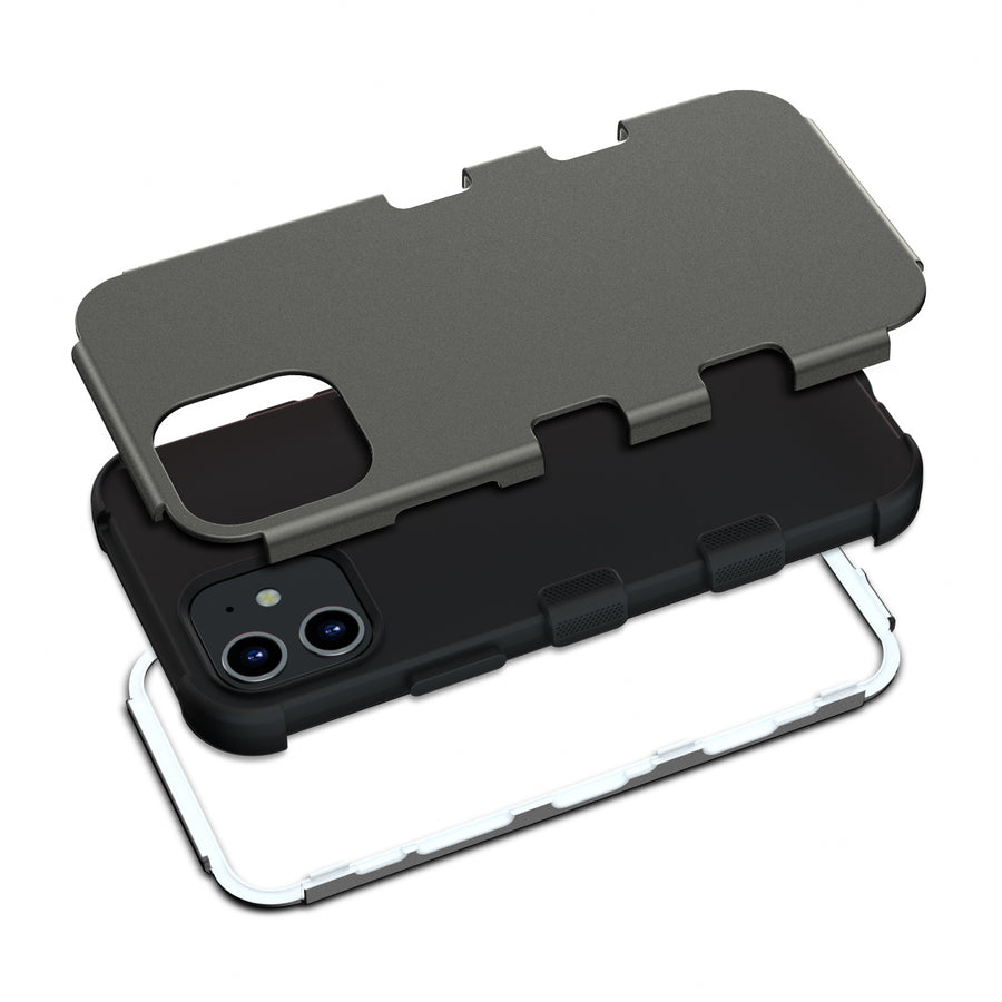 MyBat TUFF Series Case for Apple iPhone 12 mini - Rubberized Copper Grey / Black - MIP12CSE1TS104-8.jpg