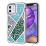 MyBat TUFF Kleer Hybrid Case for Apple iPhone 12 mini - Electroplated Silver / Transparent Clear Mini Crystals & Glitter - MIP12CSE4TD222-2.jpg