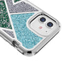 MyBat TUFF Kleer Hybrid Case for Apple iPhone 12 mini - Electroplated Silver / Transparent Clear Mini Crystals & Glitter - MIP12CSE4TD222-3.jpg