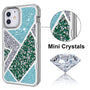 MyBat TUFF Kleer Hybrid Case for Apple iPhone 12 mini - Electroplated Silver / Transparent Clear Mini Crystals & Glitter - MIP12CSE4TD222-4.jpg