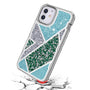 MyBat TUFF Kleer Hybrid Case for Apple iPhone 12 mini - Electroplated Silver / Transparent Clear Mini Crystals & Glitter - MIP12CSE4TD222-5.jpg