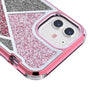 MyBat TUFF Kleer Hybrid Case for Apple iPhone 12 mini - Electroplated Rose Gold / Transparent Clear Mini Crystals & Glitter - MIP12CSE4TD223-3.jpg