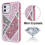MyBat TUFF Kleer Hybrid Case for Apple iPhone 12 mini - Electroplated Rose Gold / Transparent Clear Mini Crystals & Glitter - MIP12CSE4TD223-4.jpg