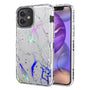 MyBat TUFF Kleer Hybrid Case for Apple iPhone 12 mini - White Marbling / Electroplating Silver - MIP12CSE4TM201-2.jpg