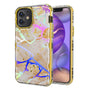 MyBat TUFF Kleer Hybrid Case for Apple iPhone 12 mini - Pale Yellow Marbling / Electroplating Gold - MIP12CSE4TM206-2.jpg